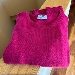 OLD NAVY SoSoft Crew Neck Sweater, Fuschia/Pink Raspberry, XXLP, EUC, Spring!